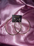 Twist hoop earrings (clip on)