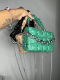 Chain Up Puffer Bag